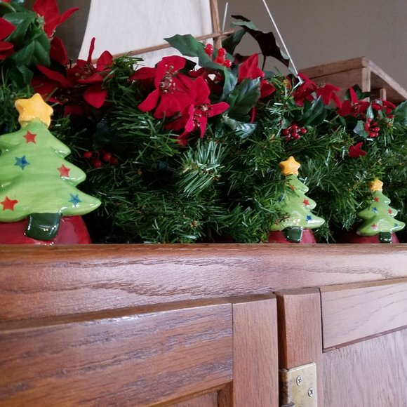 Christmas Tree Ceramic Votive Candle Holder, Christmas Tea Light, Gift for Mom - Picture 15 of 15